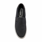 Clipper Peacoat Slip On Shoes // Black + Charcoal + Whisper White (US: 9.5)