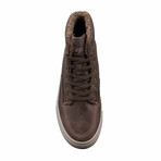 Clearcut Fleece Shoes // Dark Brown + Taupe (US: 10.5)