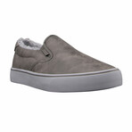 Clipper LX Fleece Slip On Shoes // Dark Gray + Gray (US: 8.5)