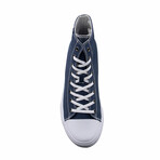 Stagger Hi Sneaker // Navy + White (US: 7.5)