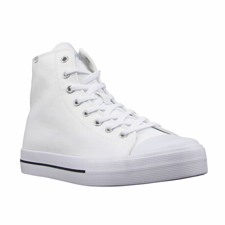 Stagger Hi Top Shoes // White (US: 7)