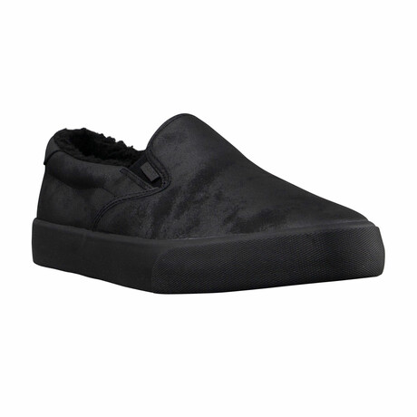 Clipper LX Fleece Slip On Shoes // Black (US: 7)