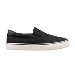Clipper Peacoat Slip On Shoes // Black + Charcoal + Whisper White (US: 10)