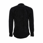 Dustin Corduroy Shirt // Black (S)