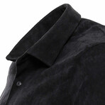 Dustin Corduroy Shirt // Black (XL)