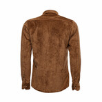 Miles Corduroy Shirt // Brown (XL)