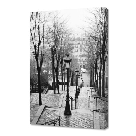 Stairs of Montmartre 1985 (12"H x 8"W x 0.75"D)
