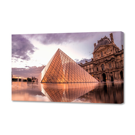 The Louvre (8"H x 12"W x 0.75"D)