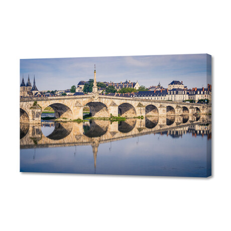 Bridge Over Loire (8"H x 12"W x 0.75"D)