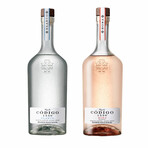 Tequila Blanco + Blanco Rosa // Set of 2 // 750 ml Each