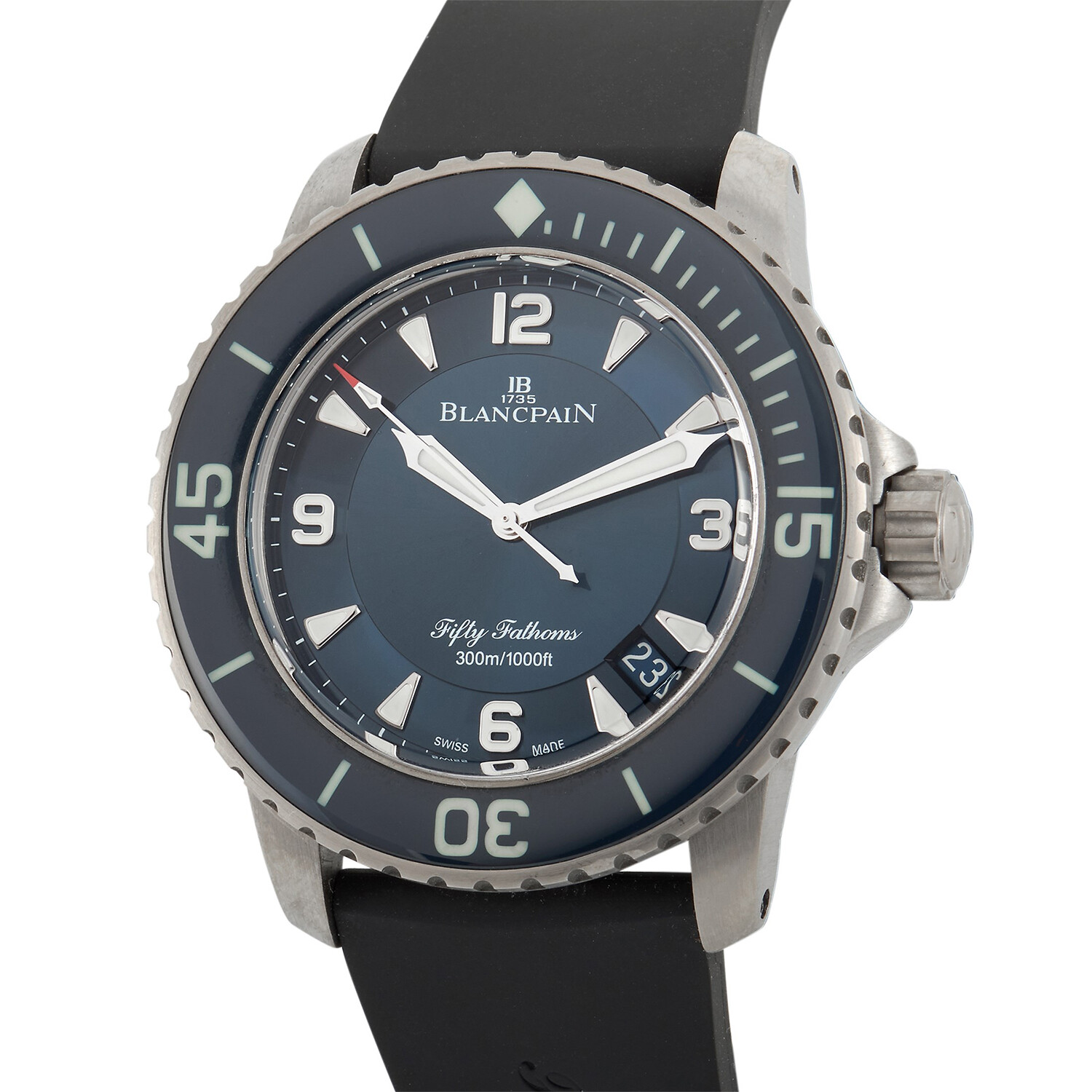 Blancpain Fifty Fathoms Automatic // 5015-12B40-O52A // Pre-Owned ...