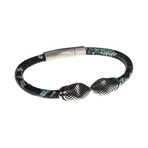 Dell Arte // Anaconda Heads Bracelet // Multicolor