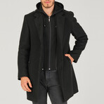 Amsterdam Overcoat // Black (Small)
