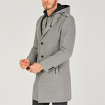 Amsterdam Overcoat // Gray (X-Large)