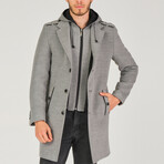 Amsterdam Overcoat // Gray (X-Large)