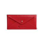 Leather Envelope // Red