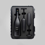 Black Friday 2021 Edition Champagne // 750 ml Bottle + 2 Metal Flutes (A Party Without Champagne Is Just A Meeting)