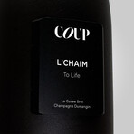 Black Friday 2021 Edition Champagne // 750 ml Bottle + 2 Metal Flutes (A Party Without Champagne Is Just A Meeting)