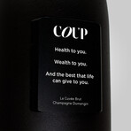 Black Friday 2021 Edition Champagne // 750 ml Bottle + 2 Metal Flutes (A Party Without Champagne Is Just A Meeting)