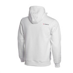 Two Colored Hoodie // White (2XL)
