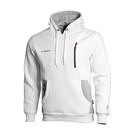 Two Colored Hoodie // White (S)