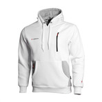 Two Colored Hoodie // White (L)