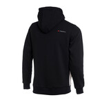 Two Colored Hoodie // Black (2XL)
