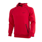 Iconic Hooded Sweatshirt // Red (L)