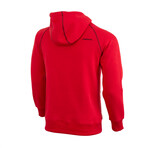 Iconic Hooded Sweatshirt // Red (L)