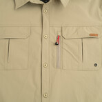Outdoor Shirt + Pockets // Khaki (M)