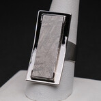 Genuine Adjustable Seymchan Meteorite Ring