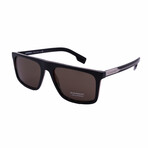 Burberry // Men's BE4276-3764/3 Sunglasses // Black + Brown