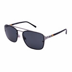 Burberry // Men's BE3095-100381 Polarized Sunglasses // Silver + Black