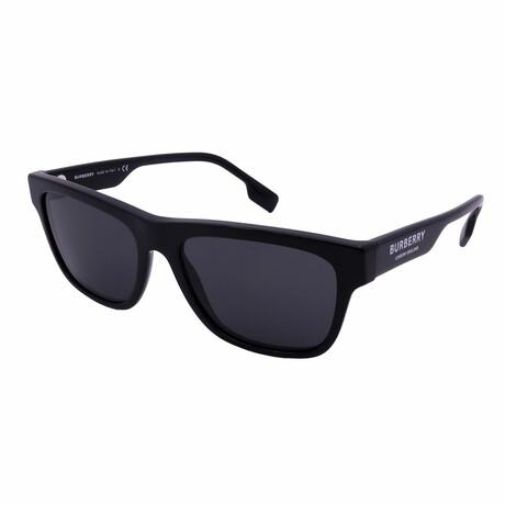 Burberry // Men's BE4293-300187 Square Sunglasses // Black + Gray