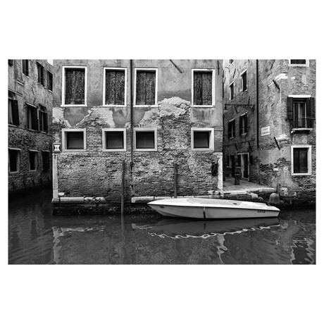 Venice, Italy Black and White (3'H x 4.5'W)