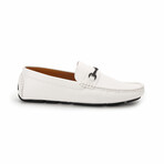 Aston Marc Driving Loafer Shoes // White (10.5 M)