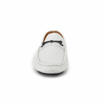 Aston Marc Driving Loafer Shoes // White (9.5 M)