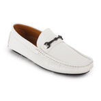 Aston Marc Driving Loafer Shoes // White (9.5 M)