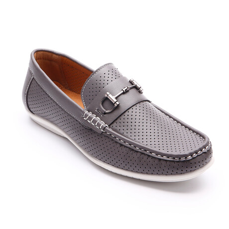 Perforated Walk 3 Driving Loafers // Gray (Size 12)