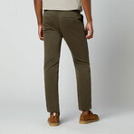 Jay Track Chino // Army Green Stripe (33WX30L)