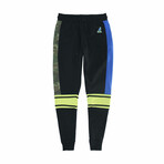 Colorblock Joggers // Camouflage + Royal (M)