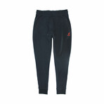 Colorblock Joggers // Black + Red (M)
