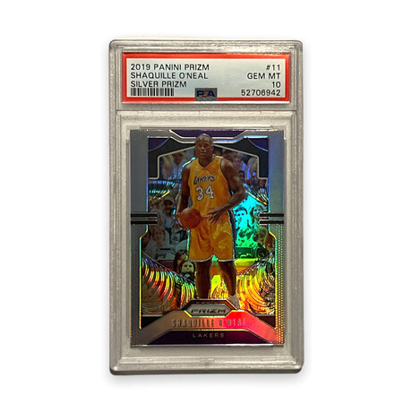 Shaquille O'Neal // 2019 Panini Prizm Silver // PSA 10 Gem Mint
