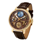 Poljot International Skeleton Dual Time Manual Wind // 9730.2940654