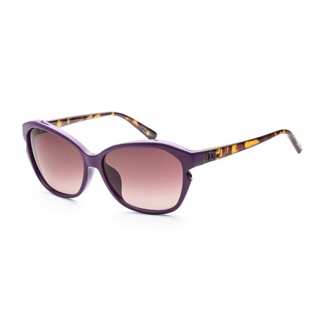 Women's Simple SIMPLFS-0E1K-XQ Polarized Sunglasses // Violet + Gray