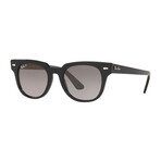 Unisex Meteor Classic Square Polarized Sunglasses // Black + Gray + Dark Gray