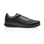 XLExtralight Leather Sneakers // Black (Men's US 7.5)