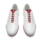 Racer Nappa Leather Sneakers // White (Men's US 7)
