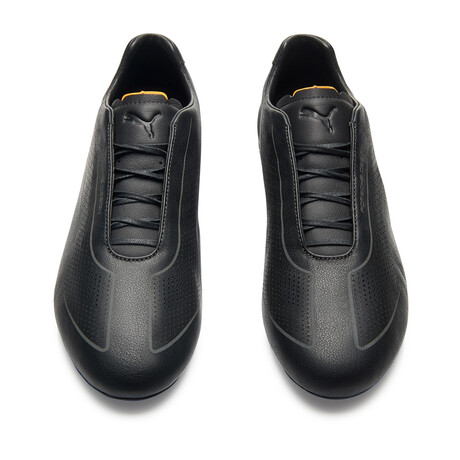 Speedcat Lux Sneakers // Jet Black + Orange Pop (Men's US 9)