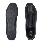 Speedcat Lux Sneakers // Jet Black + Orange Pop (Men's US 9)
